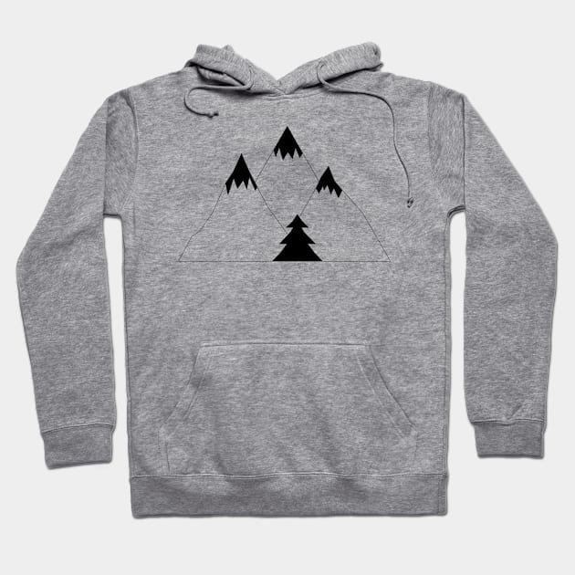Mountains Hoodie by Bongonation